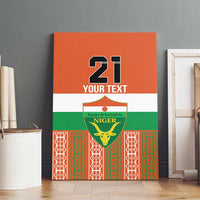 Equipe de Football Du Niger Custom Canvas Wall Art LT9 - Wonder Print Shop