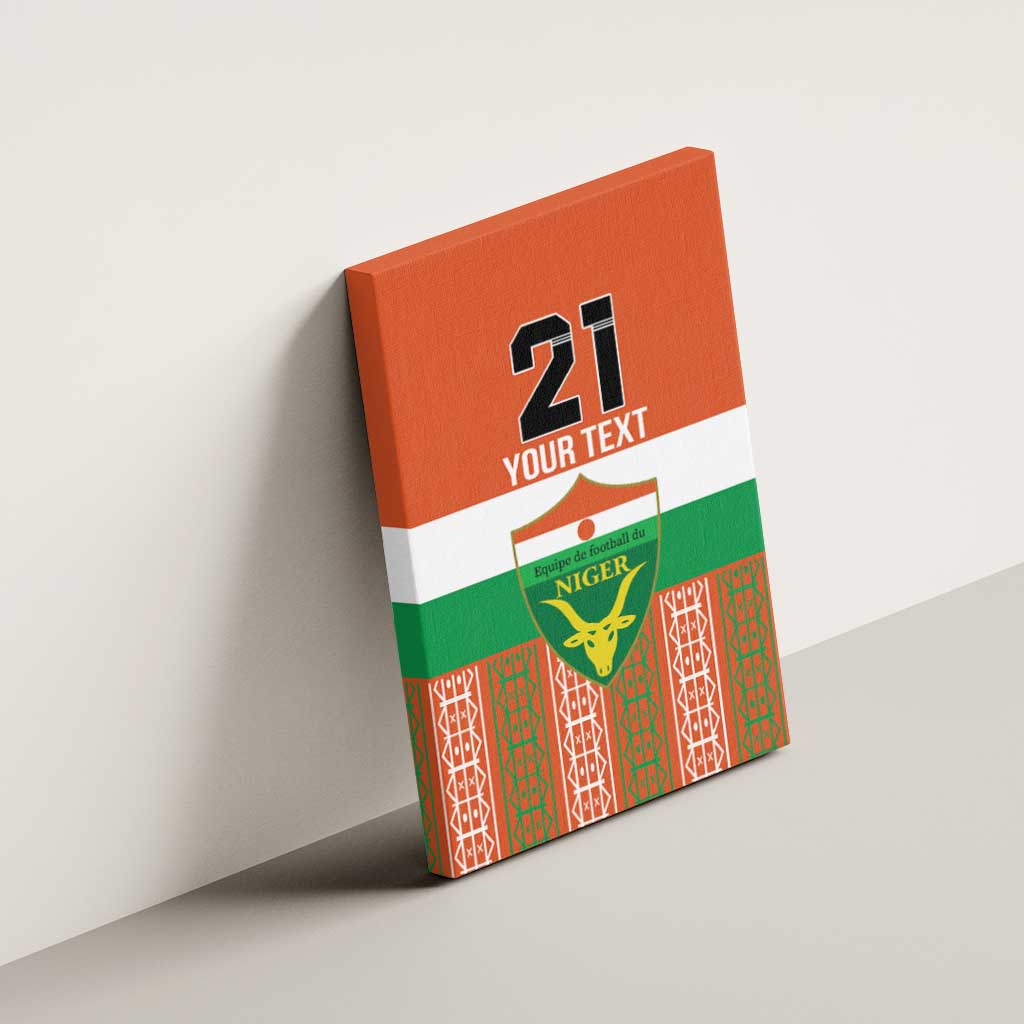 Equipe de Football Du Niger Custom Canvas Wall Art LT9 - Wonder Print Shop