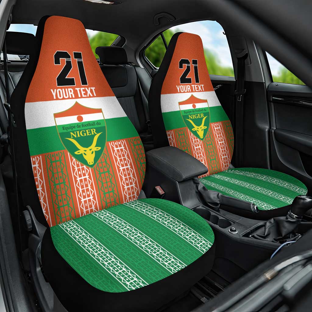 Equipe de Football Du Niger Custom Car Seat Cover LT9 - Wonder Print Shop