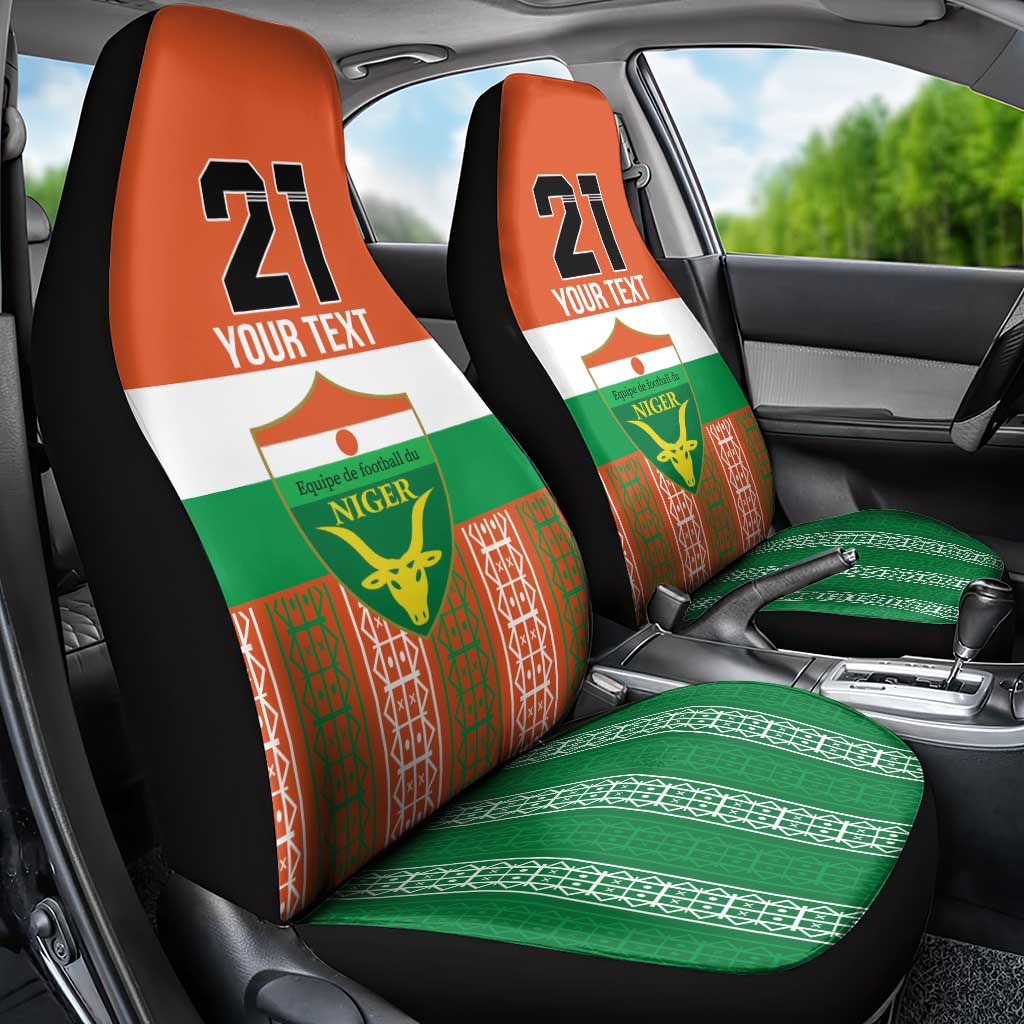 Equipe de Football Du Niger Custom Car Seat Cover LT9 - Wonder Print Shop