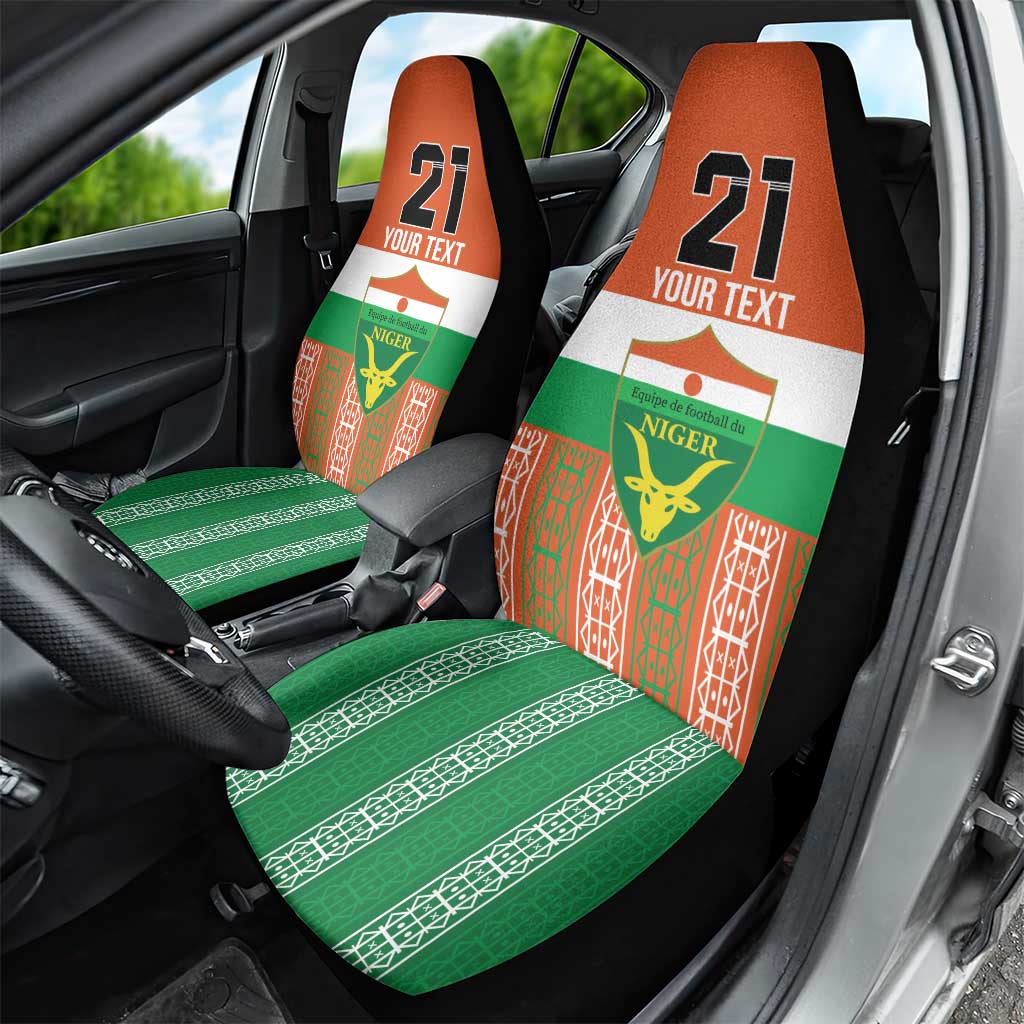 Equipe de Football Du Niger Custom Car Seat Cover LT9 - Wonder Print Shop