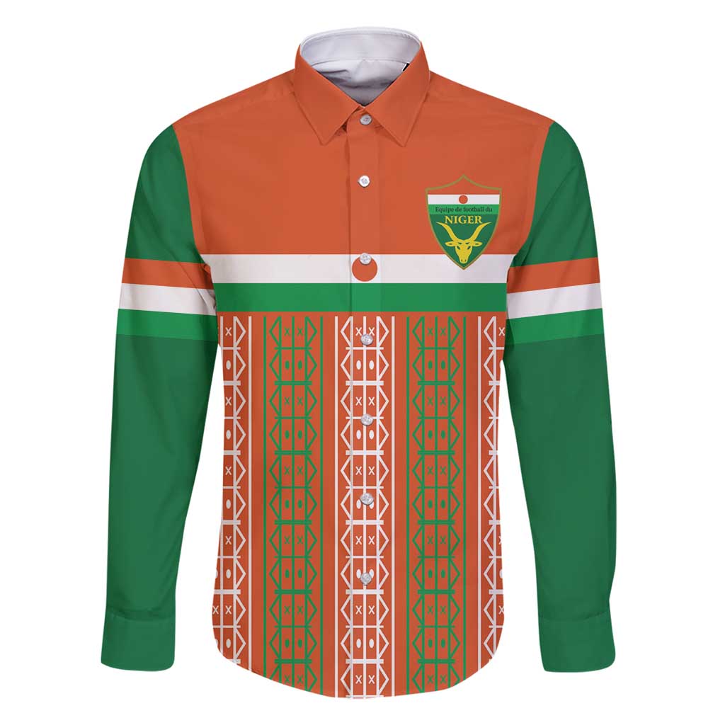 Equipe de Football Du Niger Custom Family Matching Long Sleeve Bodycon Dress and Hawaiian Shirt LT9 - Wonder Print Shop
