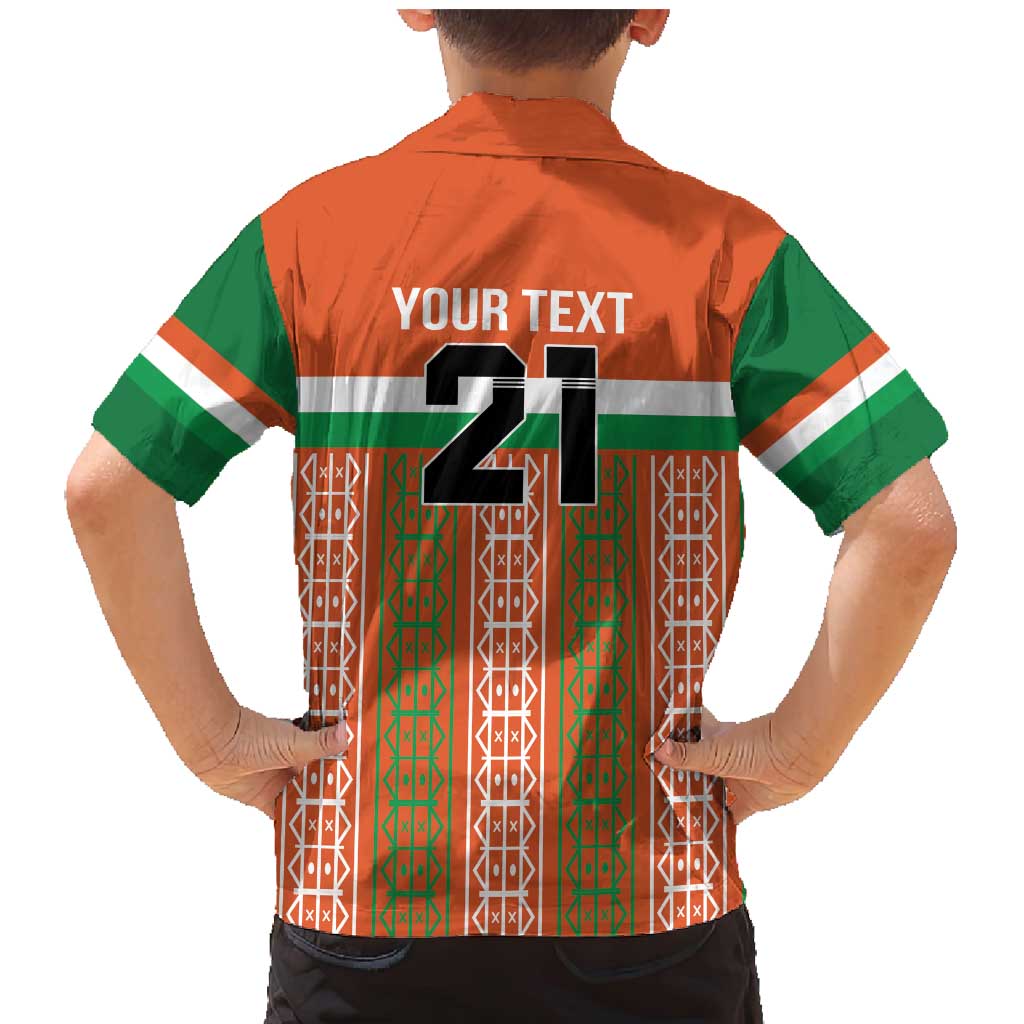 Equipe de Football Du Niger Custom Family Matching Mermaid Dress and Hawaiian Shirt LT9 - Wonder Print Shop