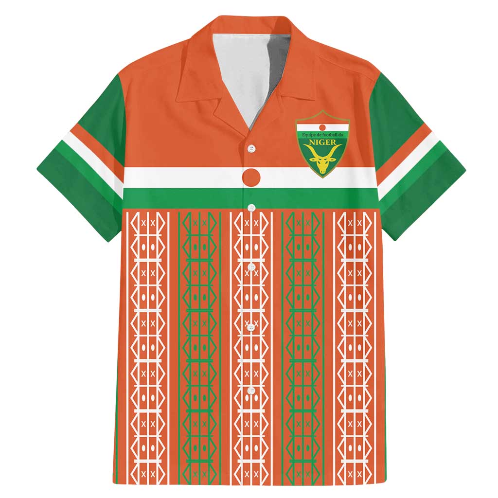 Equipe de Football Du Niger Custom Family Matching Mermaid Dress and Hawaiian Shirt LT9 - Wonder Print Shop