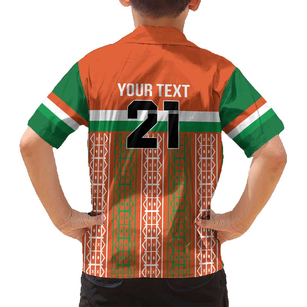 Equipe de Football Du Niger Custom Family Matching Summer Maxi Dress and Hawaiian Shirt - Wonder Print Shop