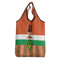 Equipe de Football Du Niger Custom Grocery Bag