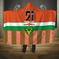 Equipe de Football Du Niger Custom Hooded Blanket