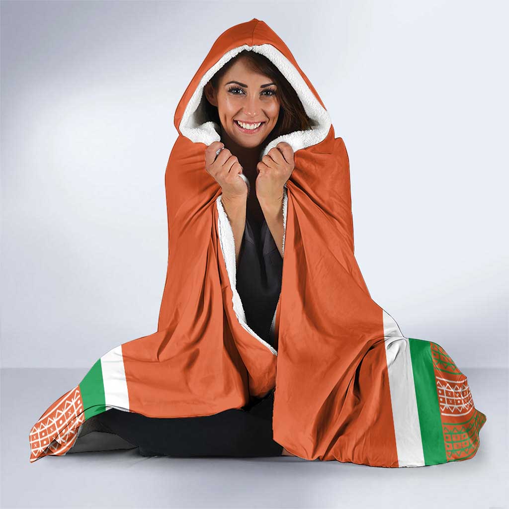 Equipe de Football Du Niger Custom Hooded Blanket