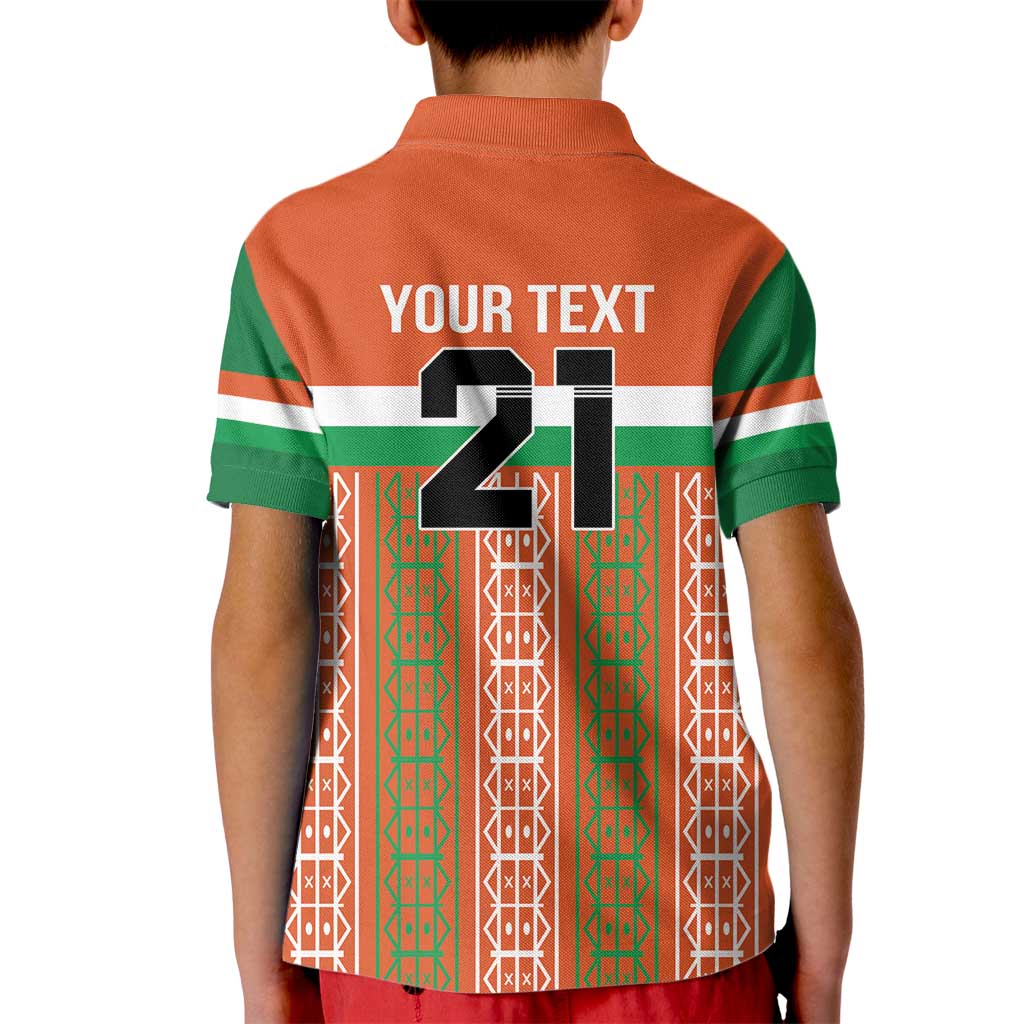 Equipe de Football Du Niger Custom Kid Polo Shirt - Wonder Print Shop