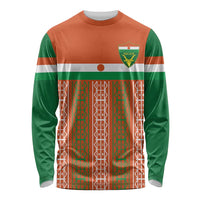 Equipe de Football Du Niger Custom Long Sleeve Shirt - Wonder Print Shop
