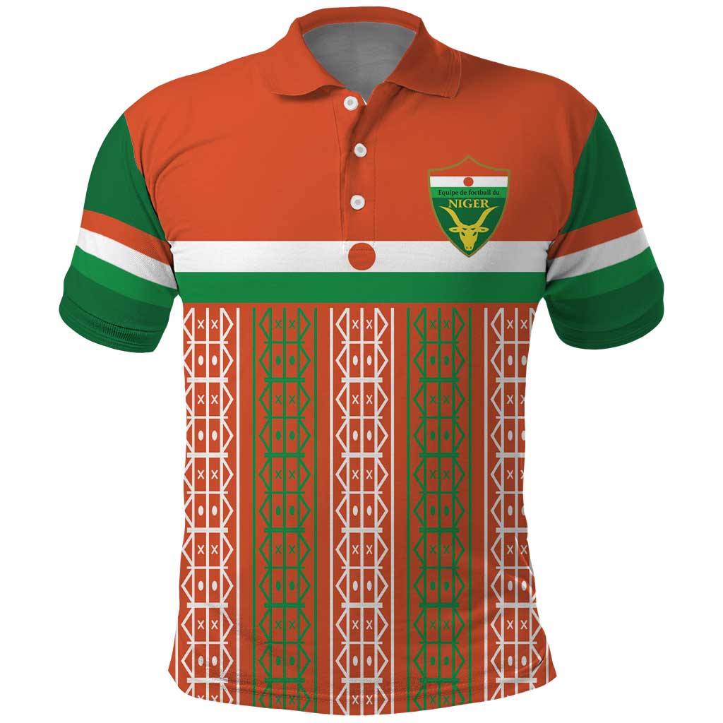 Equipe de Football Du Niger Custom Polo Shirt - Wonder Print Shop