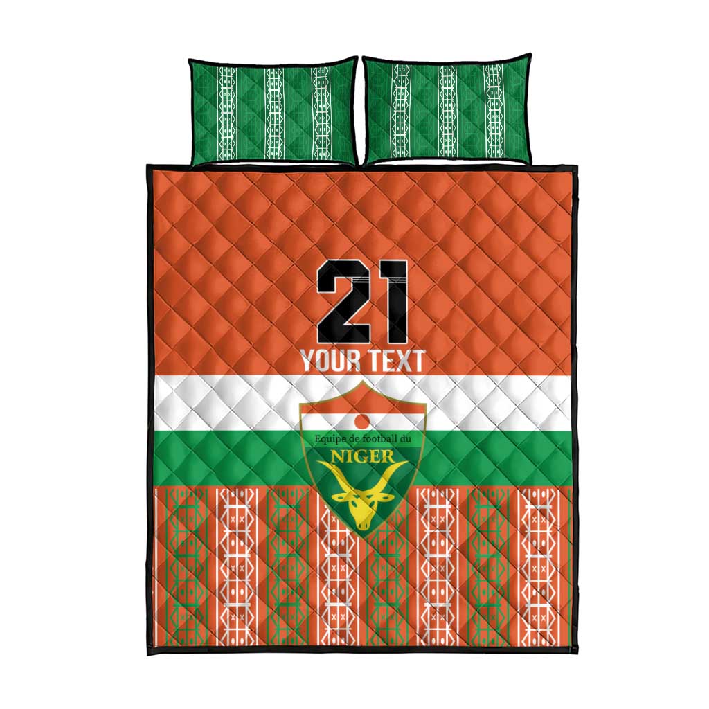 Equipe de Football Du Niger Custom Quilt Bed Set - Wonder Print Shop