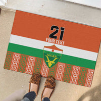 Equipe de Football Du Niger Custom Rubber Doormat - Wonder Print Shop
