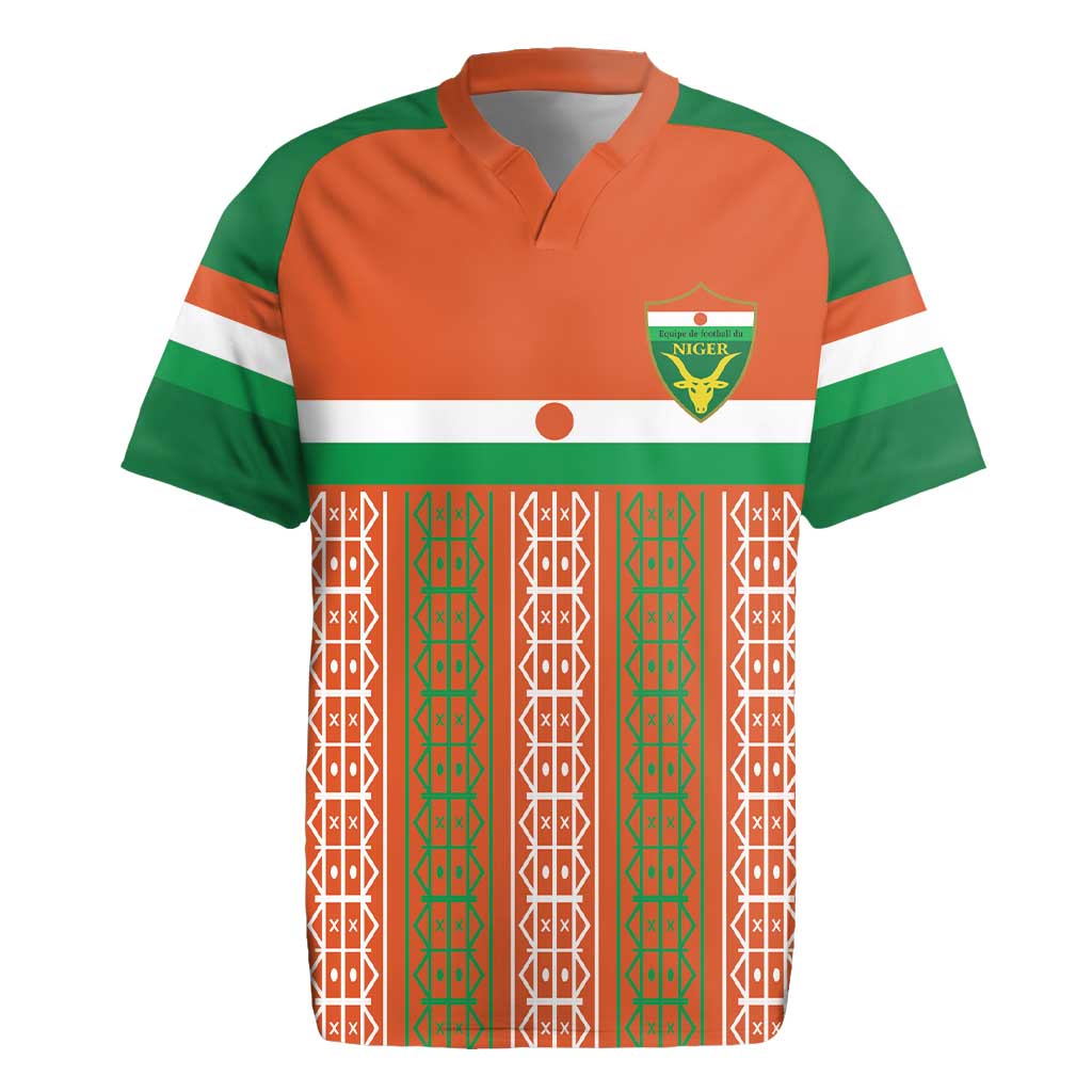 Equipe de Football Du Niger Custom Rugby Jersey - Wonder Print Shop