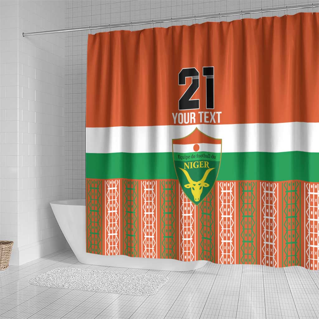 Equipe de Football Du Niger Custom Shower Curtain