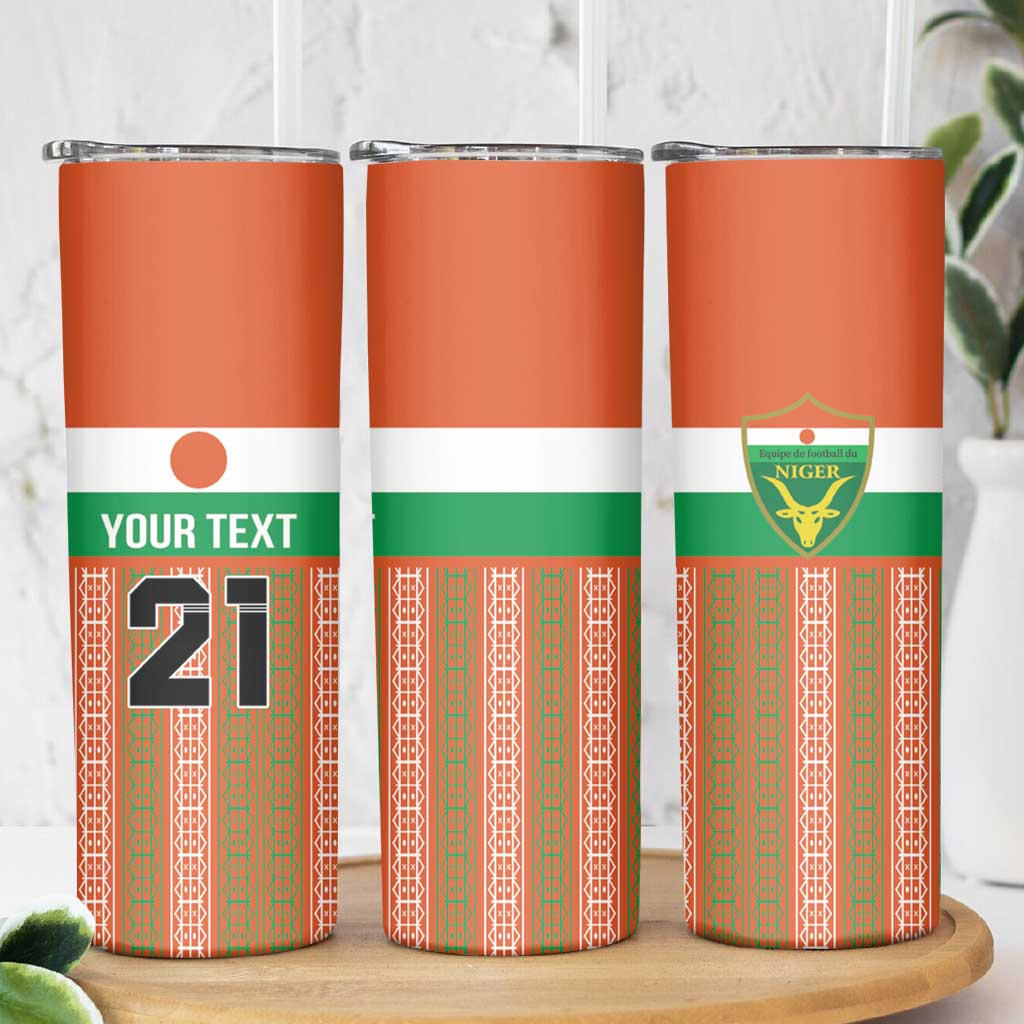 Equipe de Football Du Niger Custom Skinny Tumbler - Wonder Print Shop