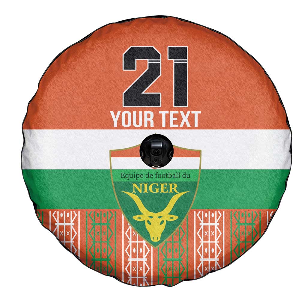 Equipe de Football Du Niger Custom Spare Tire Cover - Wonder Print Shop