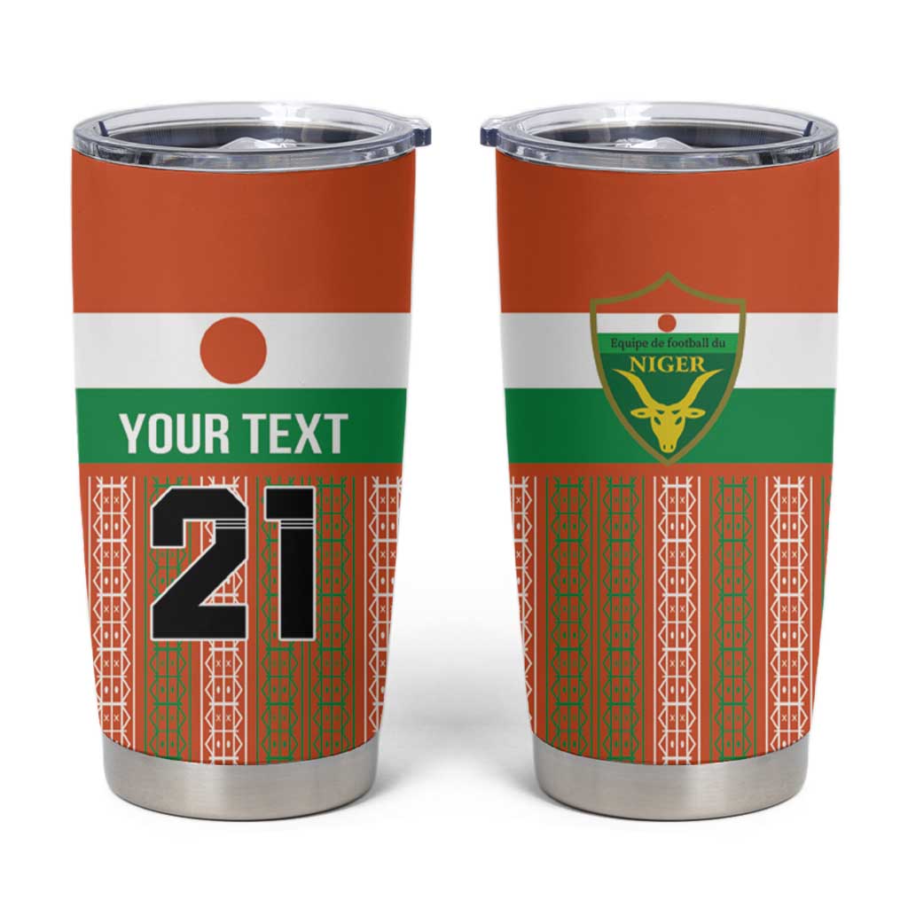 Equipe de Football Du Niger Custom Tumbler Cup - Wonder Print Shop
