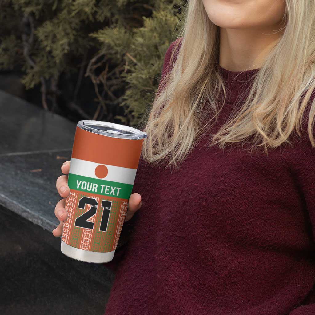 Equipe de Football Du Niger Custom Tumbler Cup - Wonder Print Shop