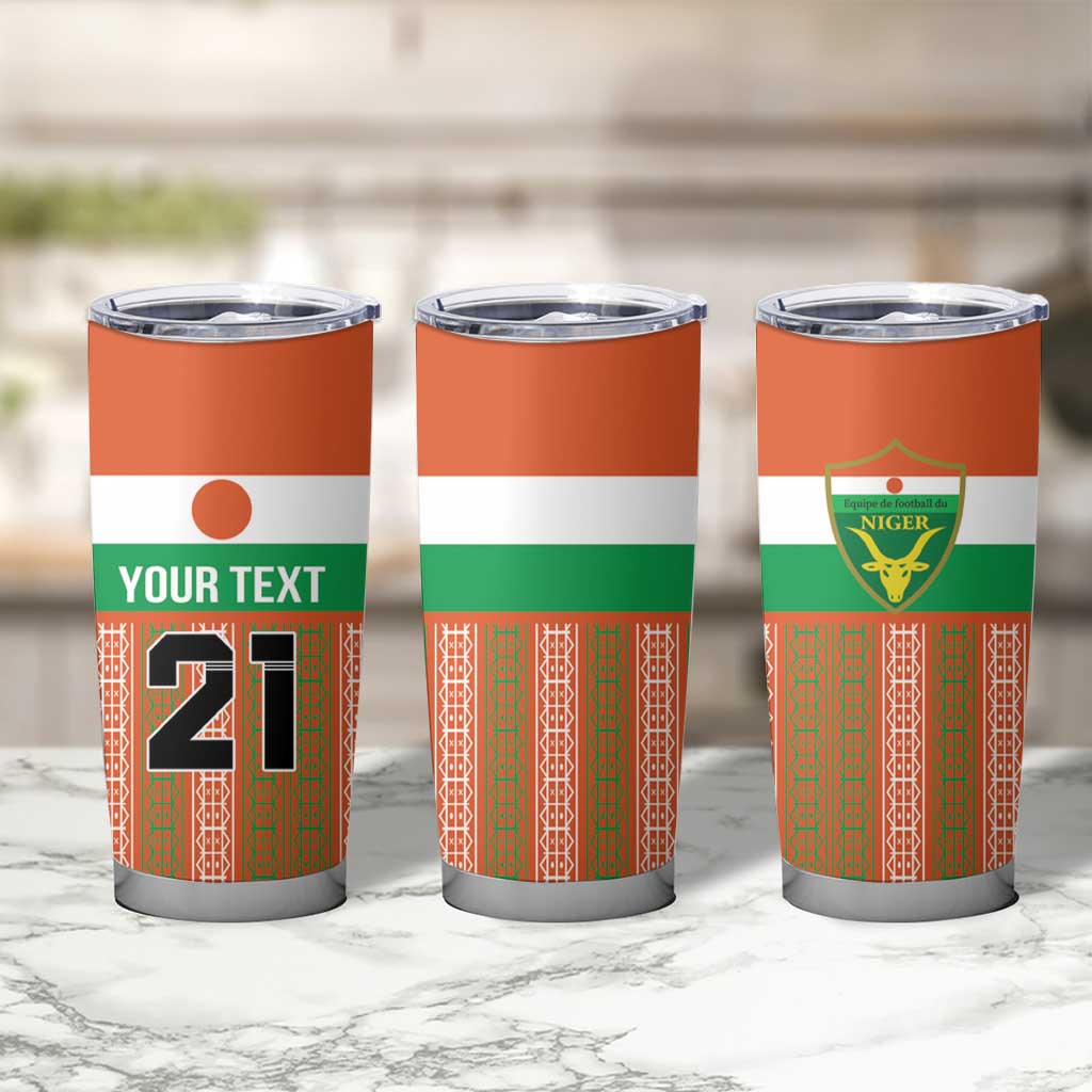 Equipe de Football Du Niger Custom Tumbler Cup - Wonder Print Shop