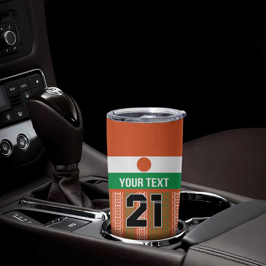 Equipe de Football Du Niger Custom Tumbler Cup - Wonder Print Shop