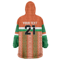 Equipe de Football Du Niger Custom Wearable Blanket Hoodie - Wonder Print Shop