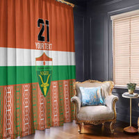 Equipe de Football Du Niger Custom Window Curtain - Wonder Print Shop
