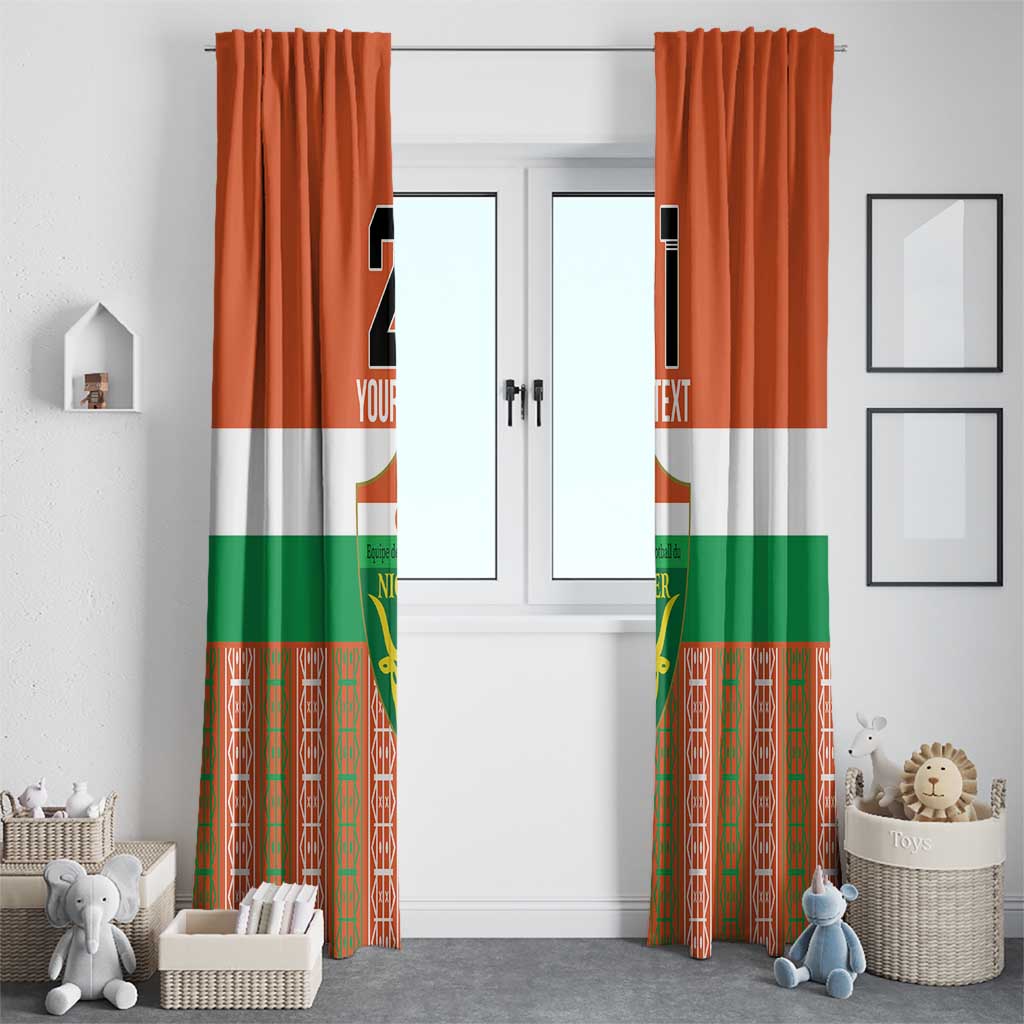 Equipe de Football Du Niger Custom Window Curtain - Wonder Print Shop
