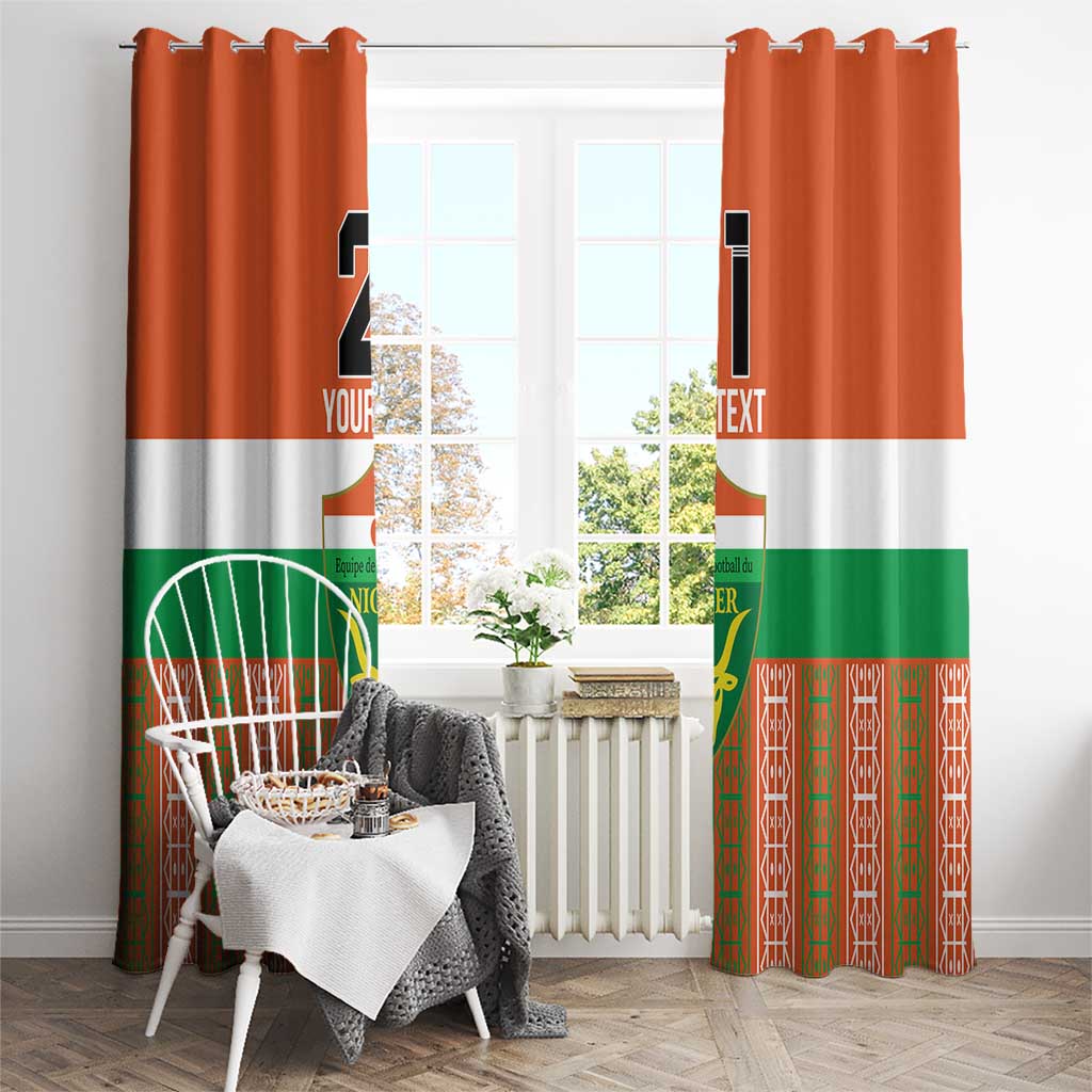 Equipe de Football Du Niger Custom Window Curtain - Wonder Print Shop