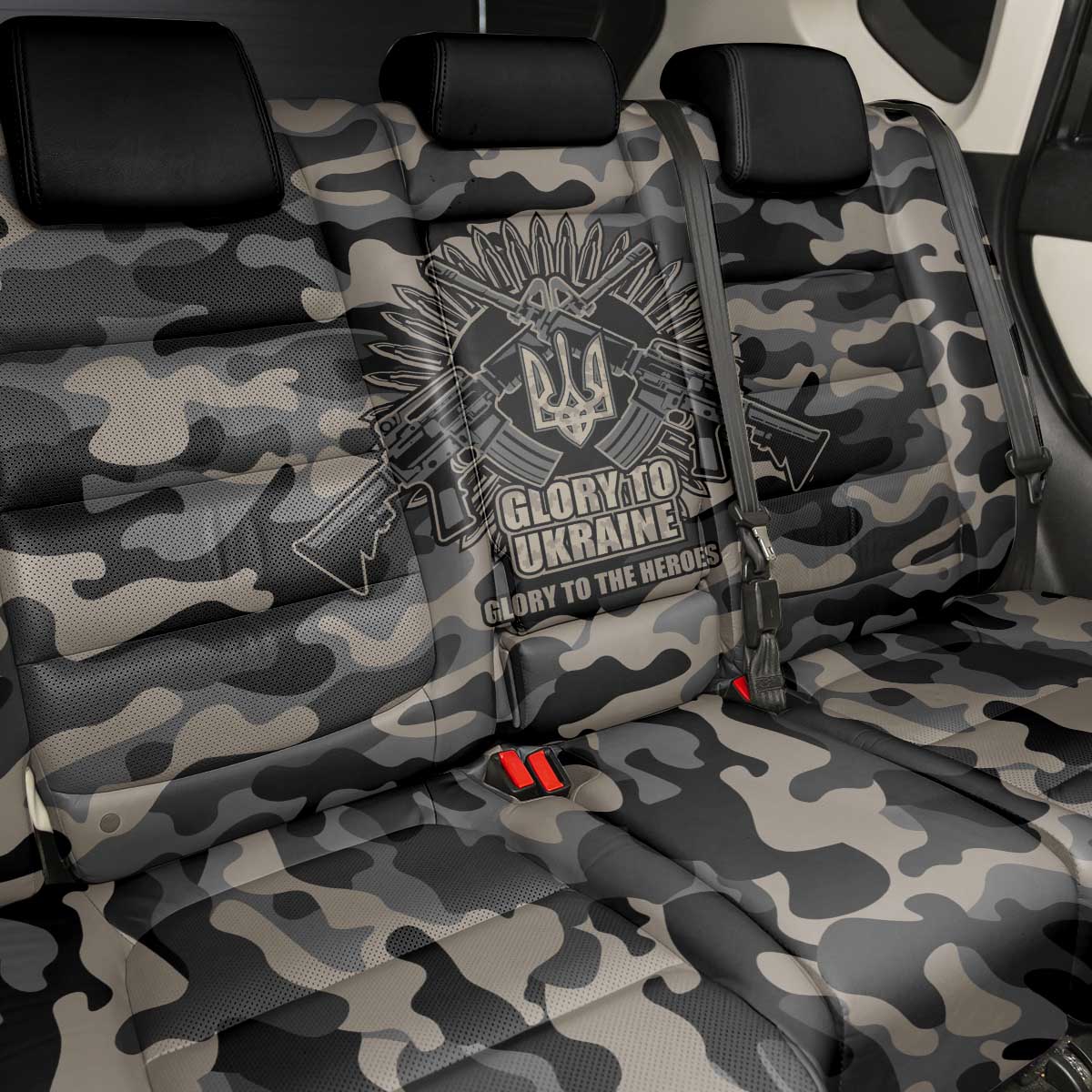 Glory to Ukraine Back Car Seat Cover Glory to the Heroes
