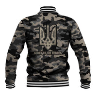 Glory to Ukraine Baseball Jacket Glory to the Heroes