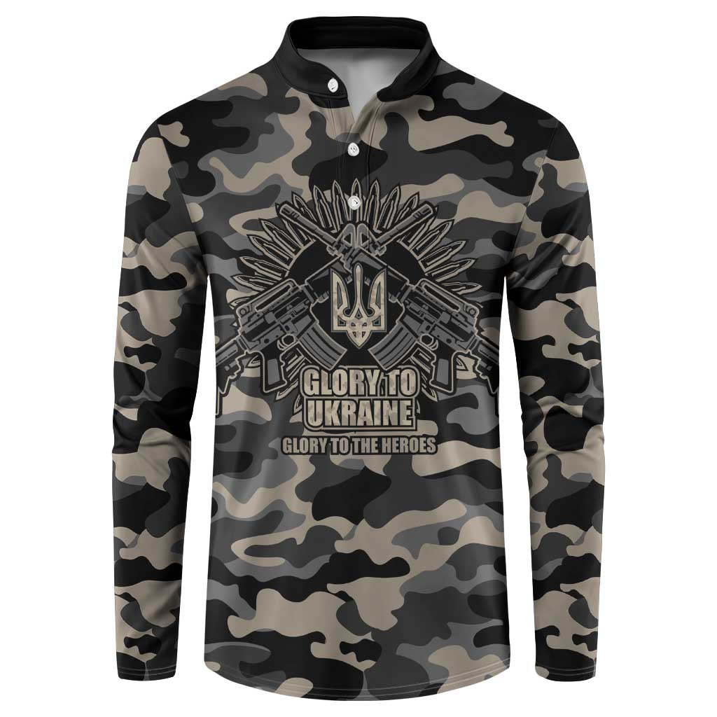 Glory to Ukraine Button Sweatshirt Glory to the Heroes