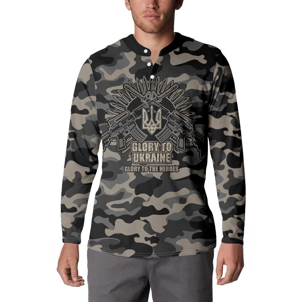 Glory to Ukraine Button Sweatshirt Glory to the Heroes