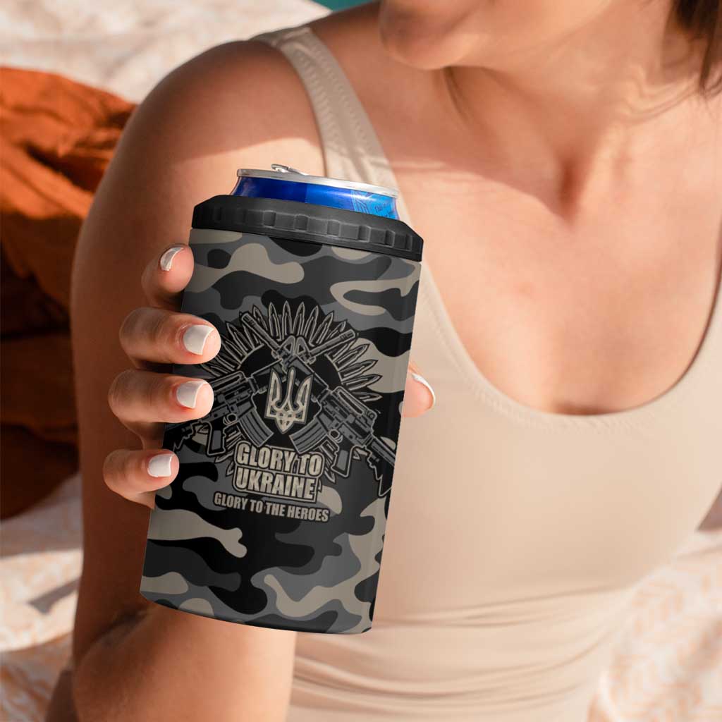 Glory to Ukraine 4 in 1 Can Cooler Tumbler Glory to the Heroes