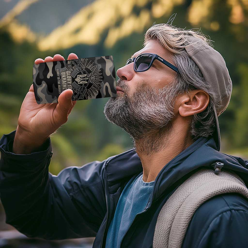 Glory to Ukraine 4 in 1 Can Cooler Tumbler Glory to the Heroes