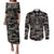 Glory to Ukraine Couples Matching Puletasi and Long Sleeve Button Shirt Glory to the Heroes