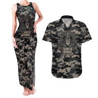 Glory to Ukraine Couples Matching Tank Maxi Dress and Hawaiian Shirt Glory to the Heroes