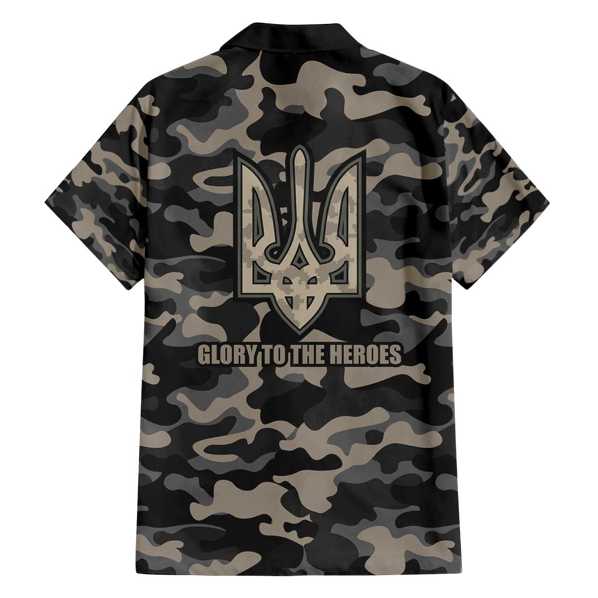 Glory to Ukraine Family Matching Off The Shoulder Long Sleeve Dress and Hawaiian Shirt Glory to the Heroes