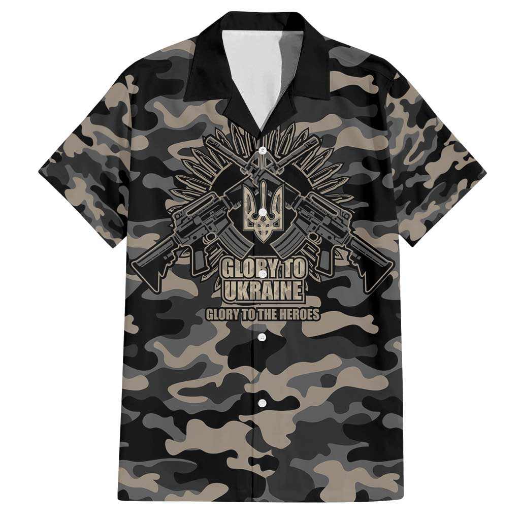 Glory to Ukraine Family Matching Puletasi and Hawaiian Shirt Glory to the Heroes