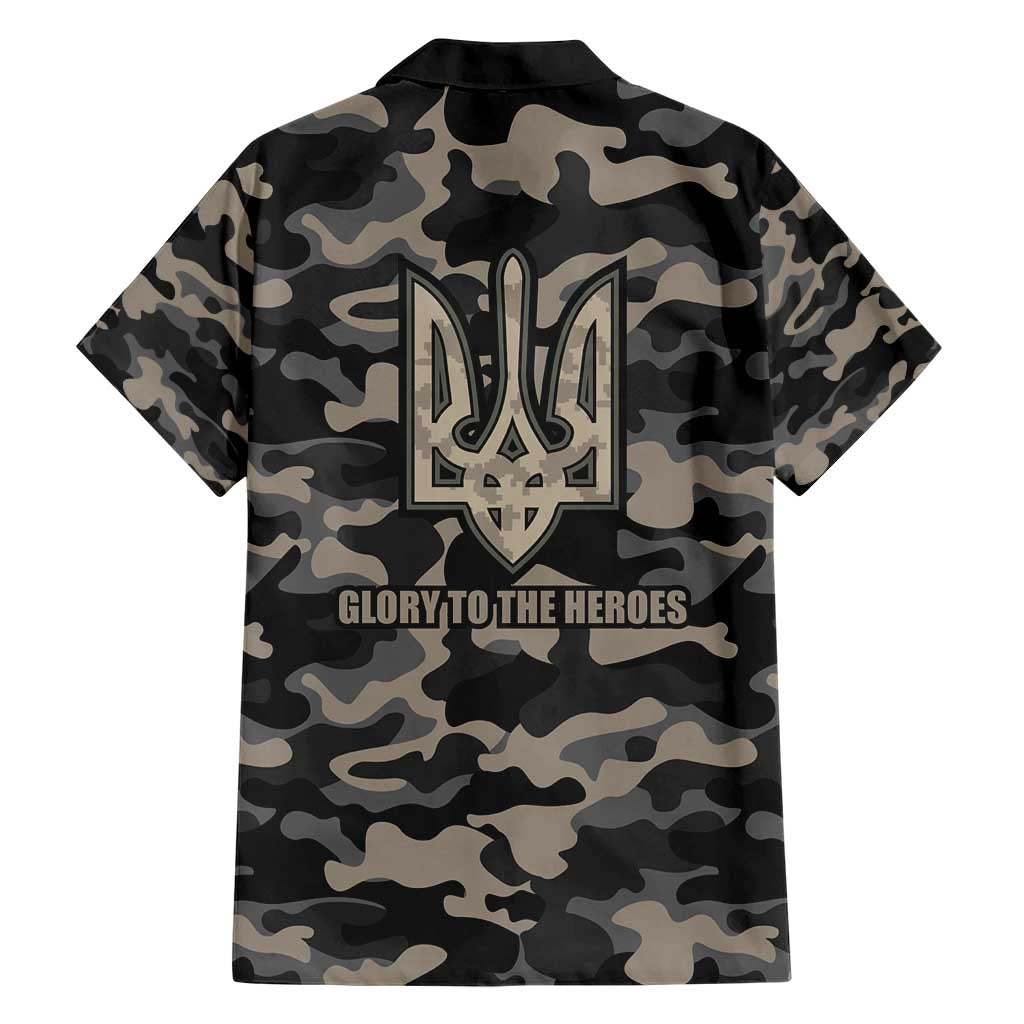 Glory to Ukraine Family Matching Short Sleeve Bodycon Dress and Hawaiian Shirt Glory to the Heroes