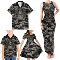 Glory to Ukraine Family Matching Tank Maxi Dress and Hawaiian Shirt Glory to the Heroes