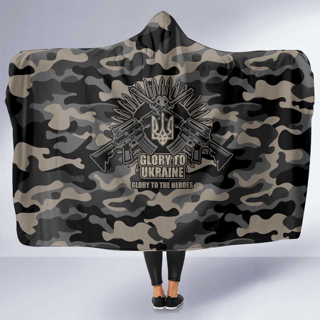 Glory to Ukraine Hooded Blanket Glory to the Heroes