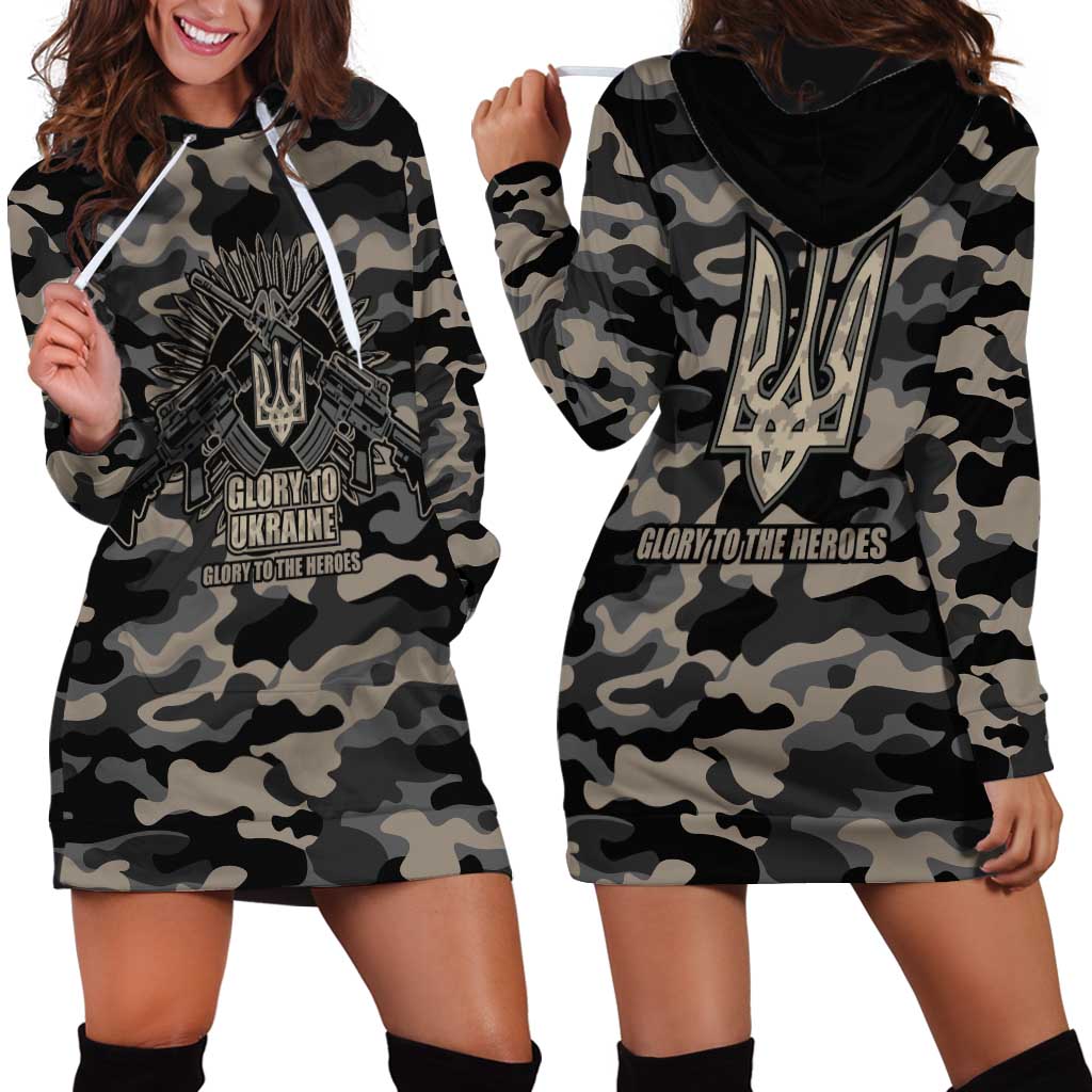 Glory to Ukraine Hoodie Dress Glory to the Heroes