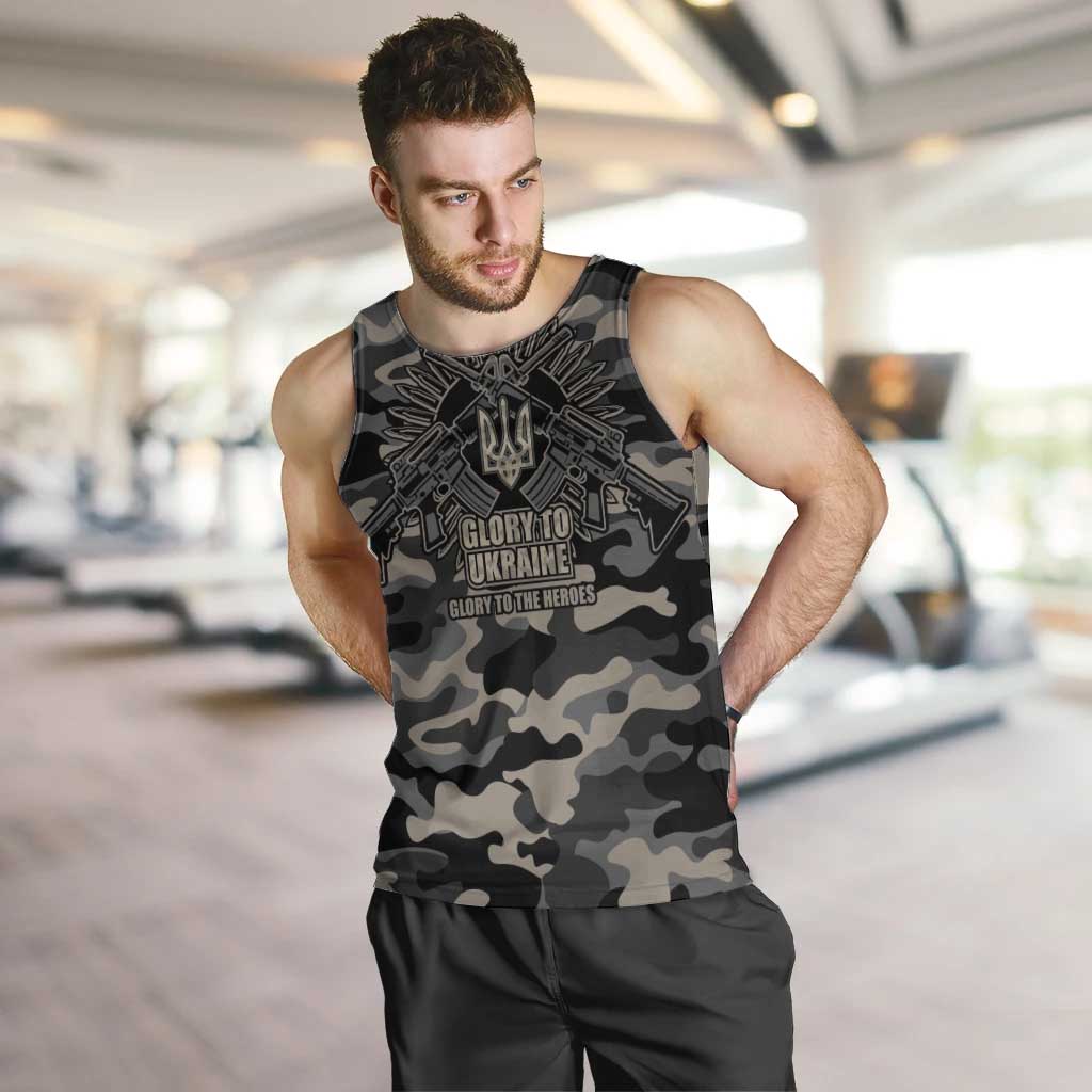 Glory to Ukraine Men Tank Top Glory to the Heroes