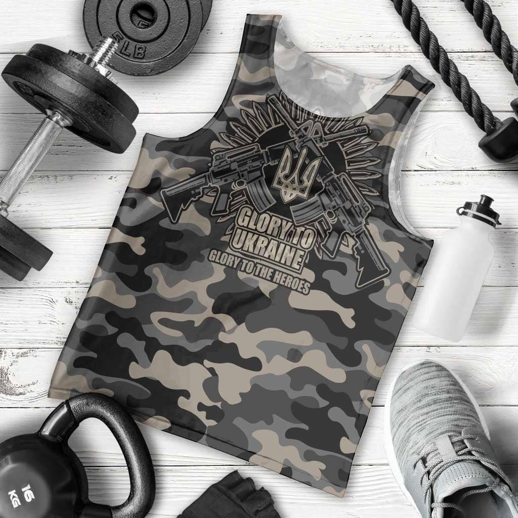 Glory to Ukraine Men Tank Top Glory to the Heroes