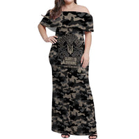 Glory to Ukraine Off Shoulder Maxi Dress Glory to the Heroes