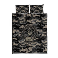 Glory to Ukraine Quilt Bed Set Glory to the Heroes