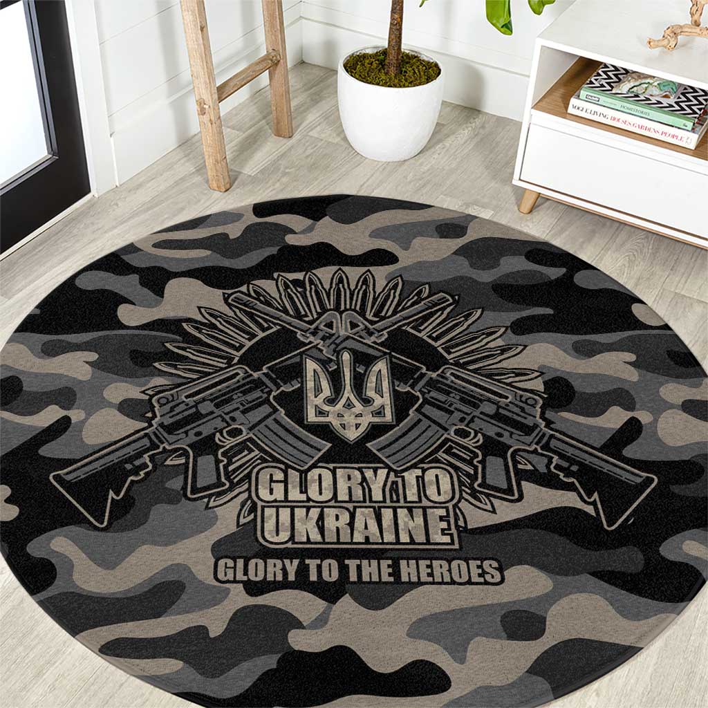 Glory to Ukraine Round Carpet Glory to the Heroes