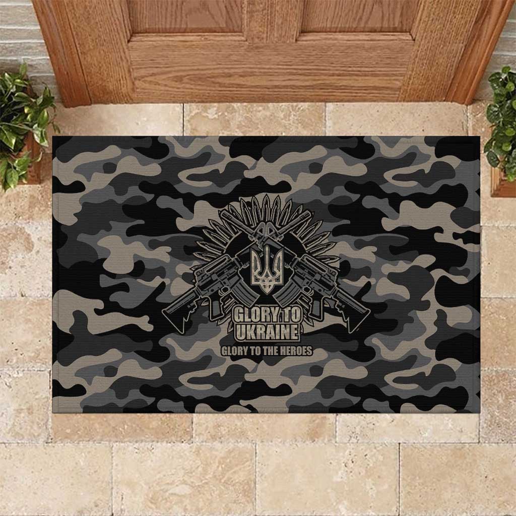 Glory to Ukraine Rubber Doormat Glory to the Heroes