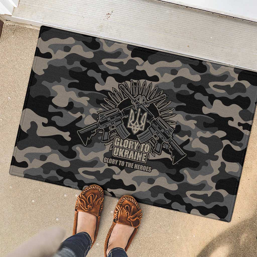 Glory to Ukraine Rubber Doormat Glory to the Heroes